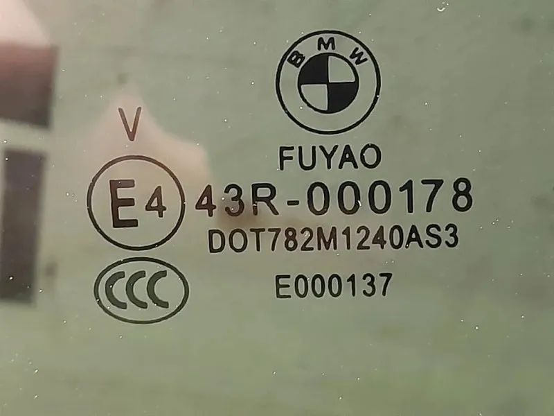 Cristallo Scendente Porta POST SX 43R000178 Bmw Serie 3 F30 Berlina 2012