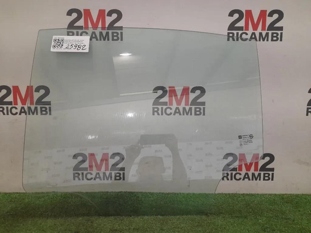 Cristallo Scendente Porta POST SX 96833085 Chevrolet Cruze 2009