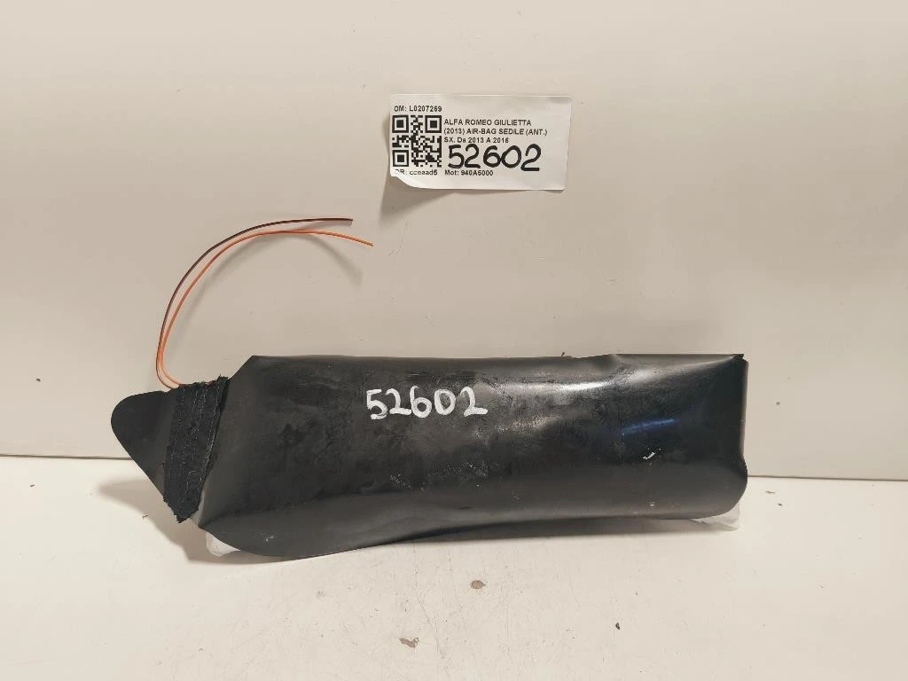 Air-bag Sedile ANT SX L0207269 Alfa Romeo Giulietta 2013