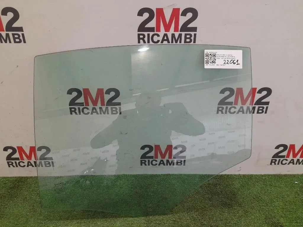 Cristallo Scendente Porta POST SX 43R001105 Volvo V60 I 2010
