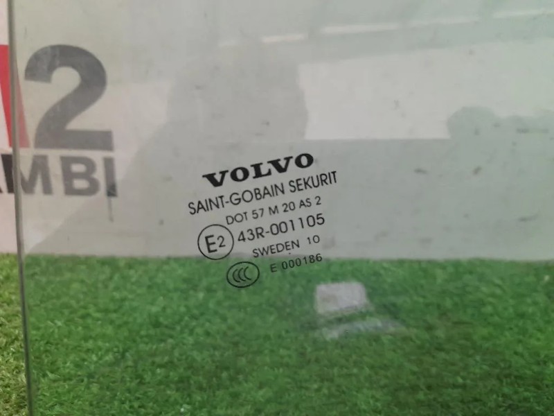 Cristallo Scendente Porta POST SX 43R001105 Volvo V60 I 2010