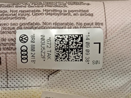 Air-bag Sedile ANT DX 30740626 Volvo V50 2004