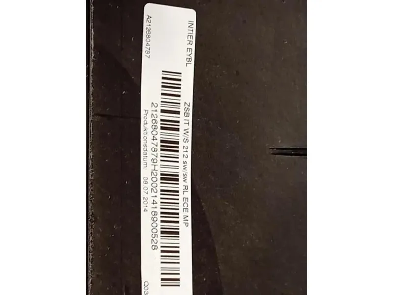 Cruscotto A21268027009J54 Mercedes Classe E W212 2013