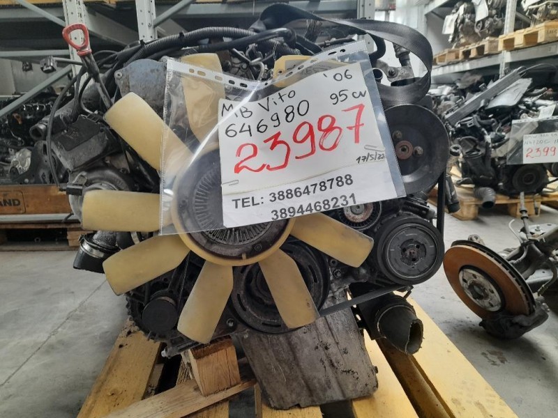 Motore Semicompleto 646980 95CV 70 KW Mercedes VITO W639 2004