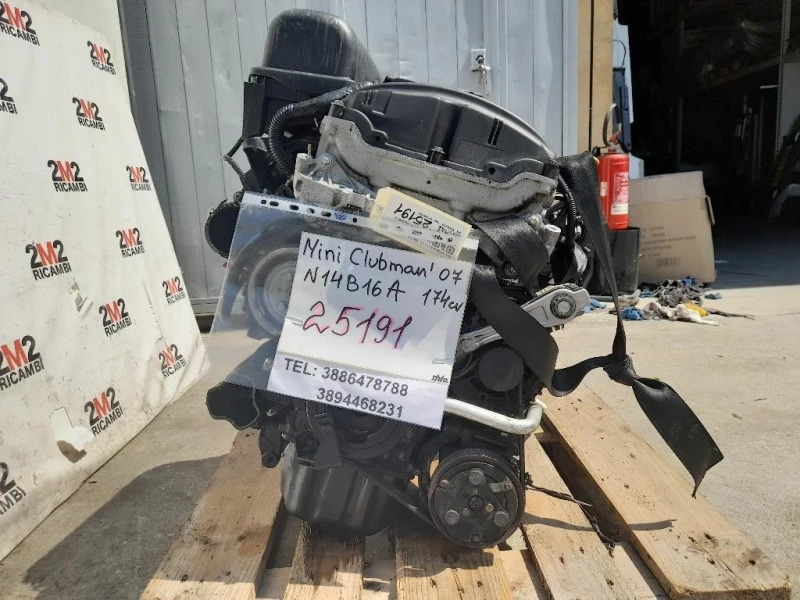 Motore Semicompleto N14B16A 174 CV 128 KW Mini MINI Clubman R55 2008