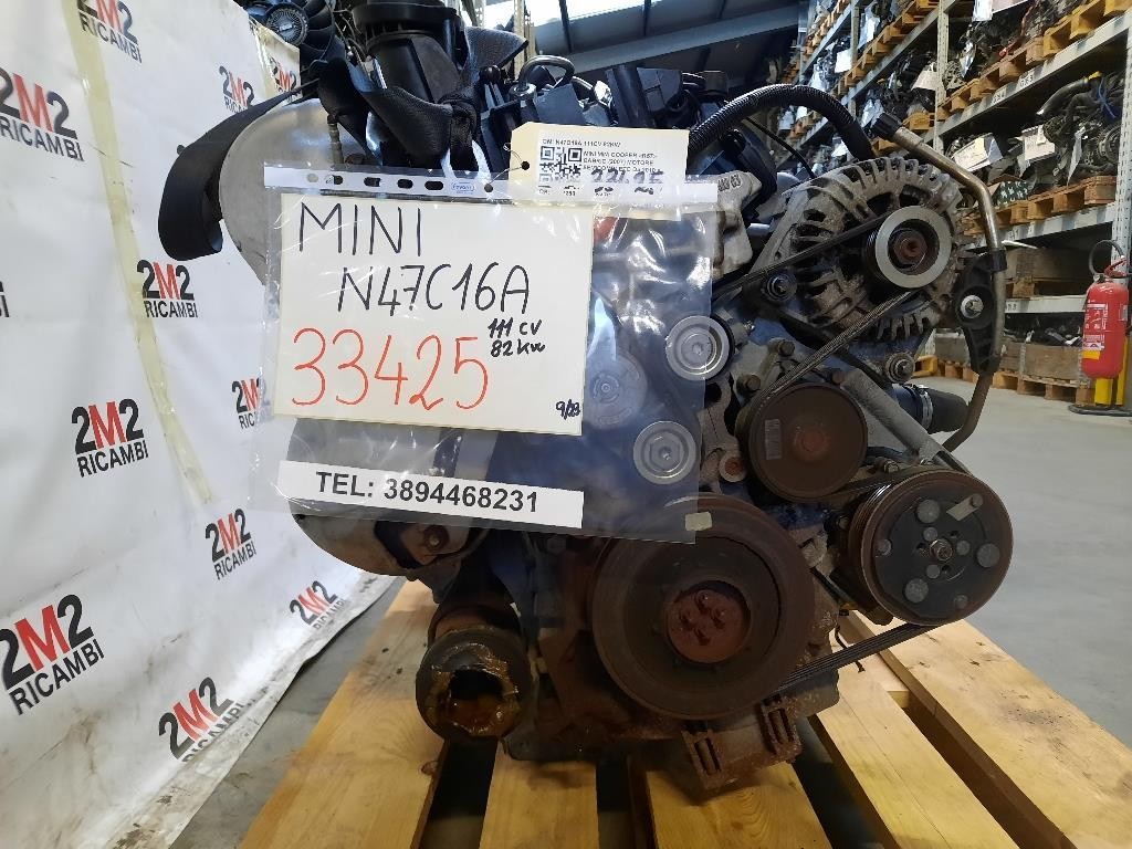 Motore Semicompleto N47C16A 111CV 82KW Mini MINI Clubman R55 2011