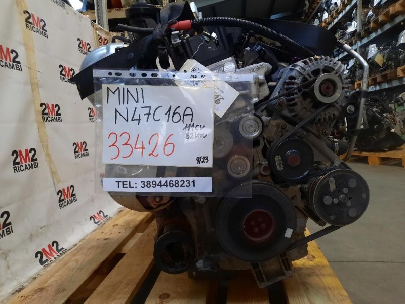 Motore Semicompleto N47C16A 111CV 82KW Mini MINI Clubman R55 2011