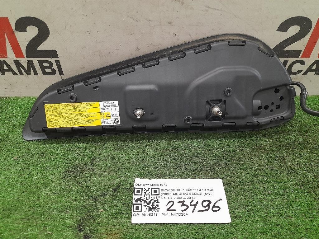 Air-bag Sedile ANT SX 877140561072 Bmw Serie 1 E87 Berlina 2005