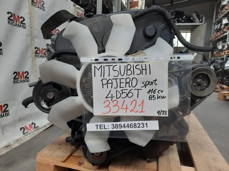 Motore Semicompleto 4D56T 116CV 85KW Mitsubishi Pajero Sport 1998