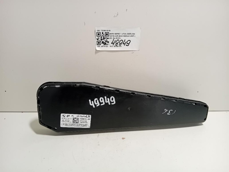 Air-bag Sedile ANT SX 7239615-06 Bmw Serie 1 F20 Berlina 2015