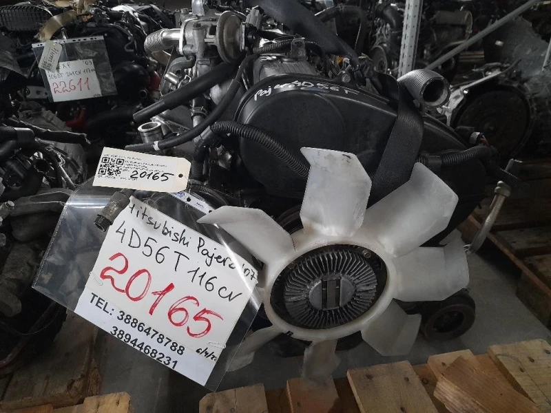 Motore Semicompleto 4D56T 116 CV 85 KW Mitsubishi Pajero Sport 1998