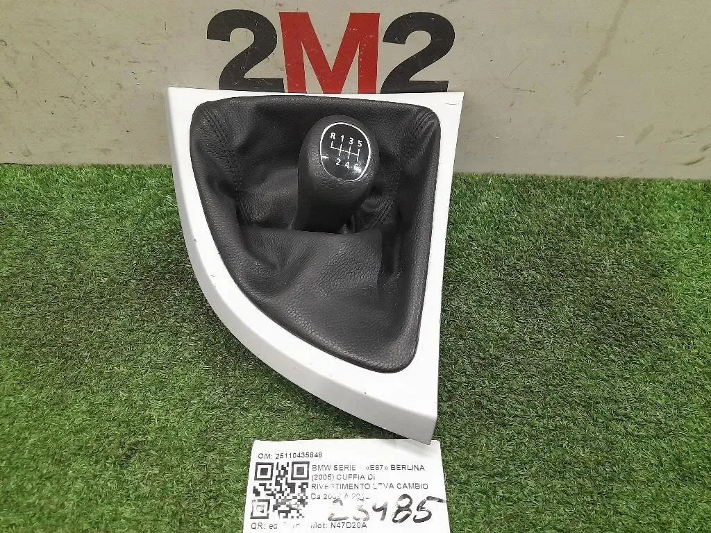 Cuffia DI Rivestimento LEVA Cambio 25110435848 Bmw Serie 1 E87 Berlina 2005