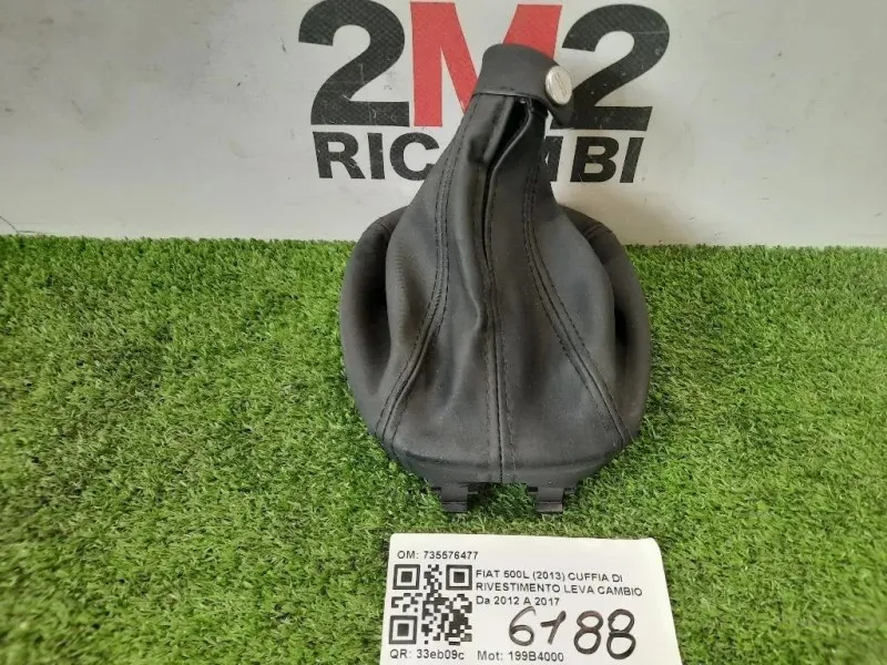 Cuffia DI Rivestimento LEVA Cambio 735576477 Fiat 500L 2013