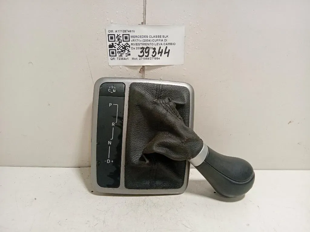 Cuffia DI Rivestimento LEVA Cambio A1712674610 Mercedes Classe SLK R171 2004