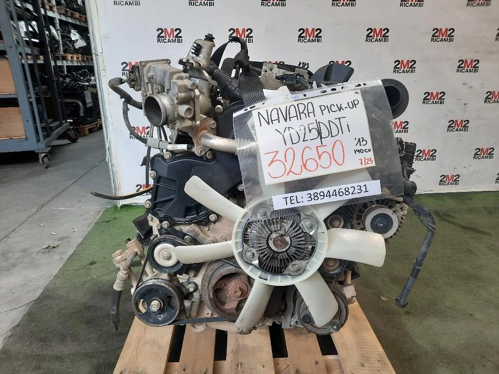 Motore Semicompleto YD25 190CV 140KW Nissan Navara 2010