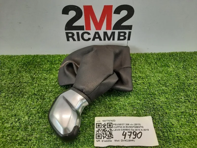 Cuffia DI Rivestimento LEVA Cambio 16077579ZD Peugeot 208 I 2012
