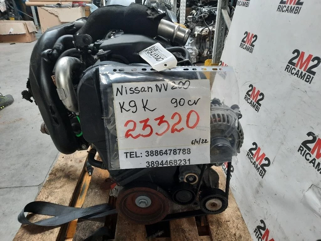 Motore Semicompleto K9K 90 CV 66 KW Nissan Nv200 2009