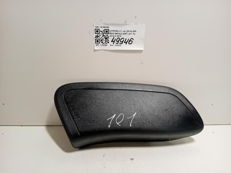 Air-bag Sedile ANT SX 74196385 Citroen C1 II 2014