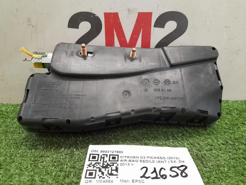 Air-bag Sedile ANT SX 9802121980 Citroen C3 Picasso 2013