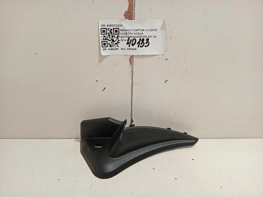 Cunetta Acqua Sottoparabrezza DX 668627223R Renault Captur I 2013