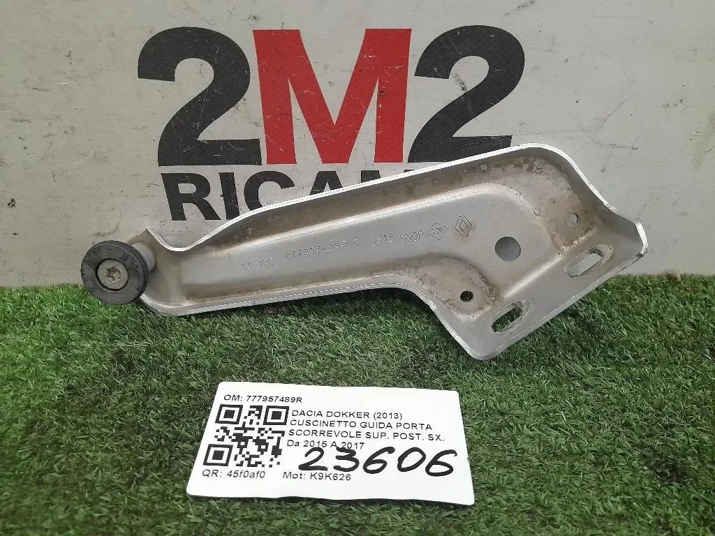 Cuscinetto Guida Porta Scorrevole SUP POST SX 777957489R Dacia Dokker 2013