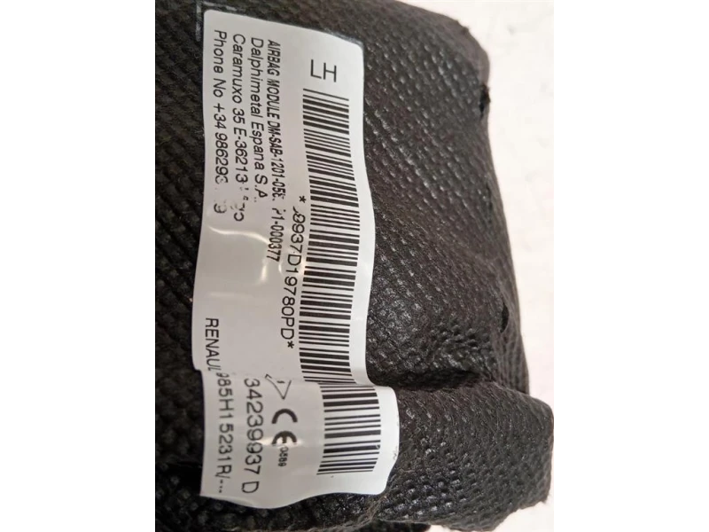 Air-bag Sedile ANT SX 34244003D Dacia Duster II 2018