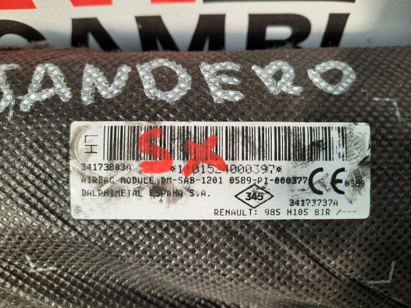 Air-bag Sedile ANT SX 985H10581R Dacia Sandero II 2013