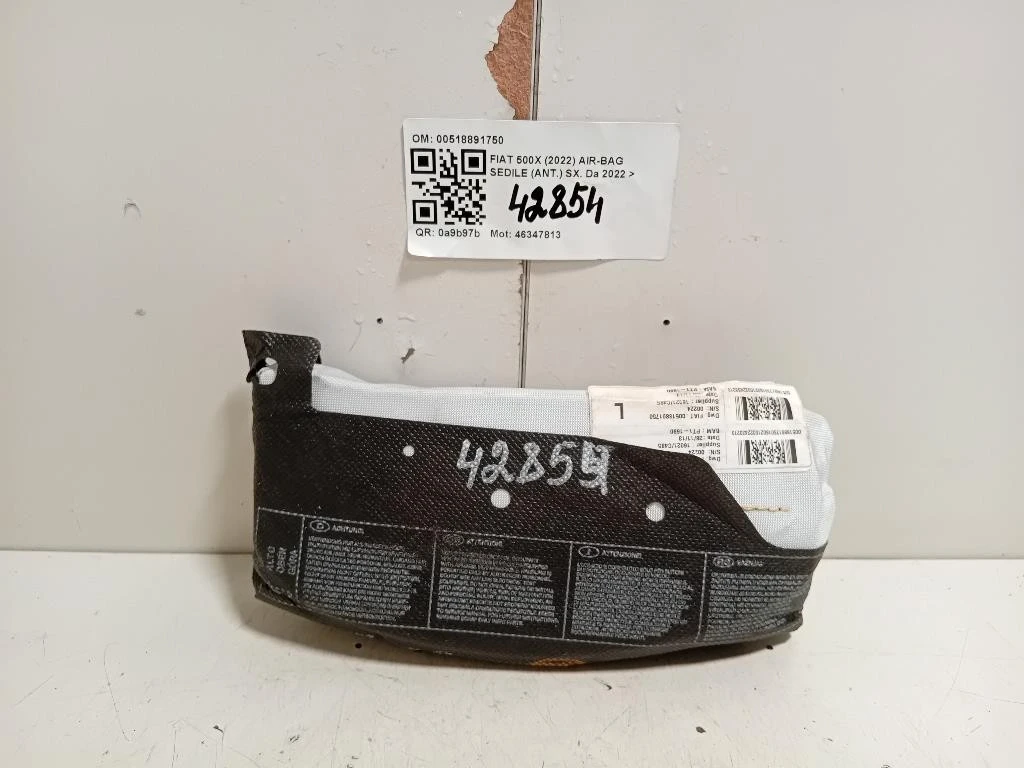 Air-bag Sedile ANT SX 00518891750 Fiat 500X 2022