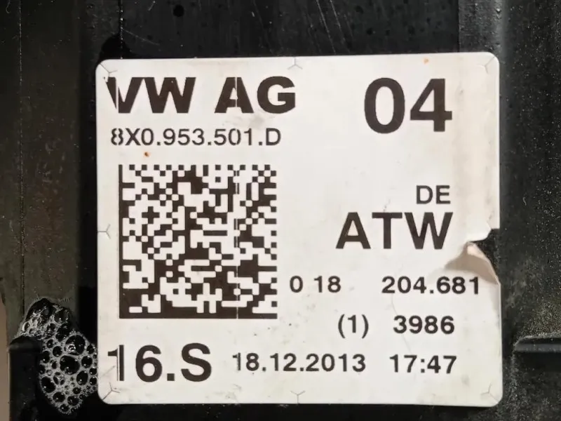 Devioguida Completo 8X0953501D Audi A1 8XA Sportback 2012