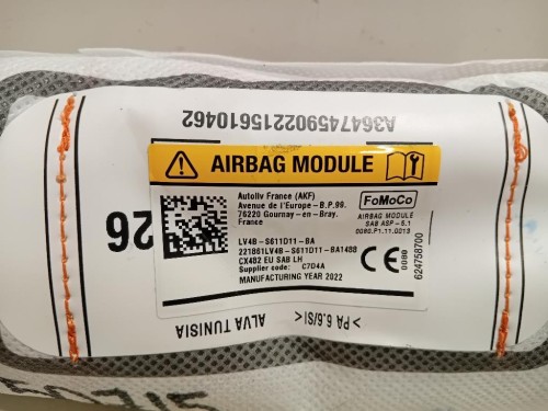 Air-bag Sedile ANT SX 34604320 Fiat 500 II 2015