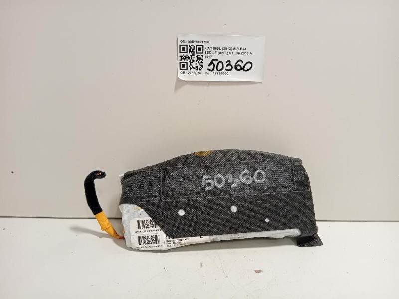 Air-bag Sedile ANT SX 00518891750 Fiat 500L 2013