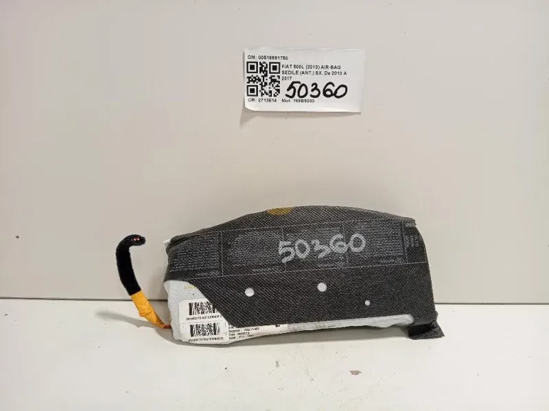 Air-bag Sedile ANT SX 00518891750 Fiat 500L 2013