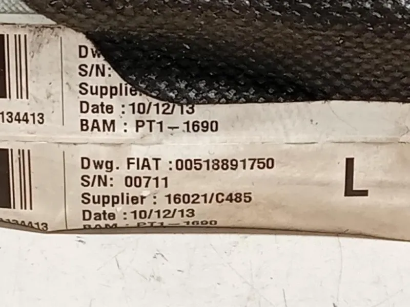 Air-bag Sedile ANT SX 00518891750 Fiat 500L 2013