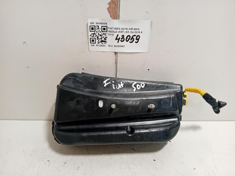 Air-bag Sedile ANT SX 34165486 Fiat 500X 2015