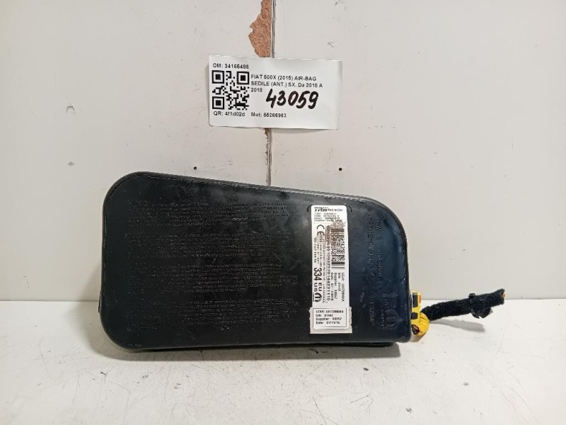 Air-bag Sedile ANT SX 34165486 Fiat 500X 2015