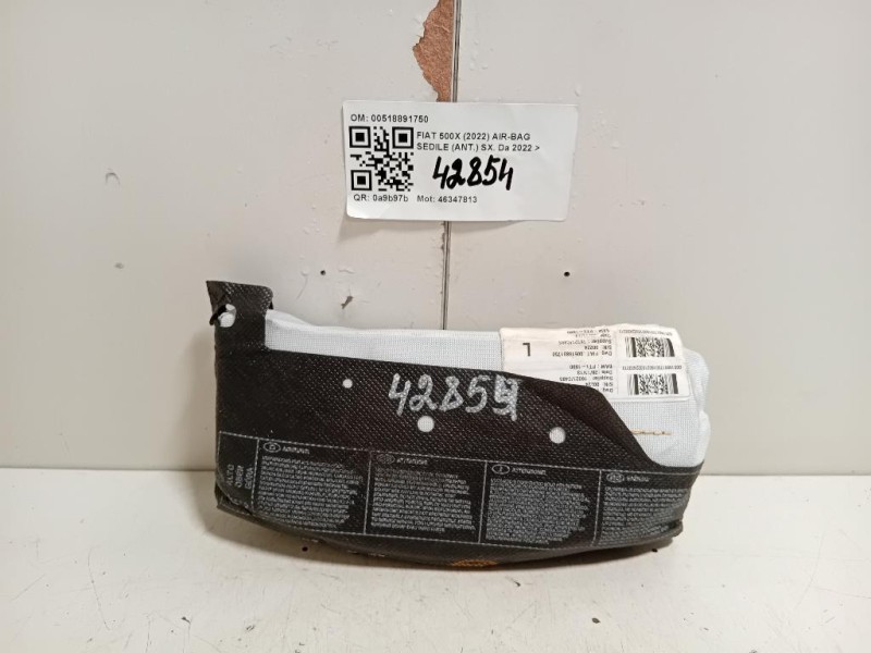 Air-bag Sedile ANT SX 00518891750 Fiat 500X 2022