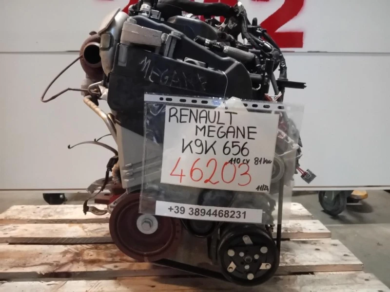 Motore Semicompleto K9K 656 110 CV 81 KW Renault Mégane IV 2016