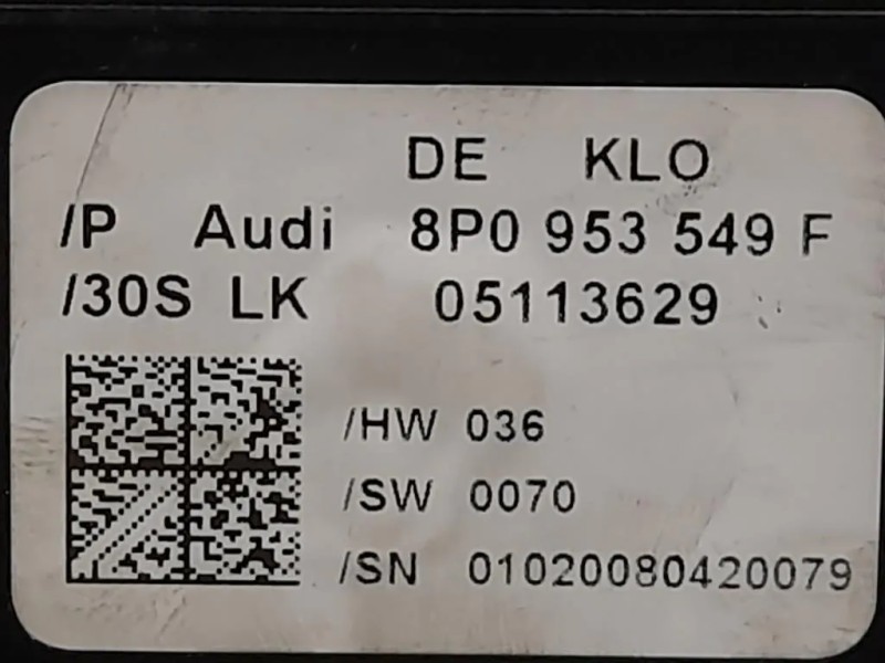 Devioguida Completo 8J0907137C Audi TT 8J3 2010