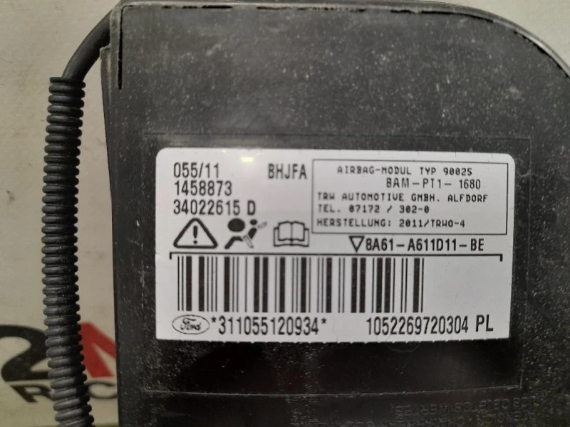 Air-bag Sedile ANT SX 8A61A611D11BE Ford Fiesta VI 2008