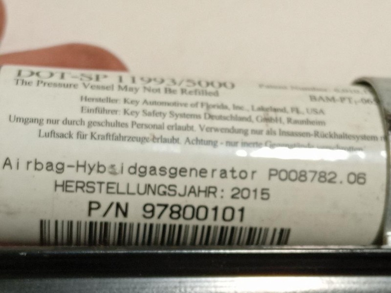 Air-bag Sedile ANT SX 97800101 Kia RIO III 2015