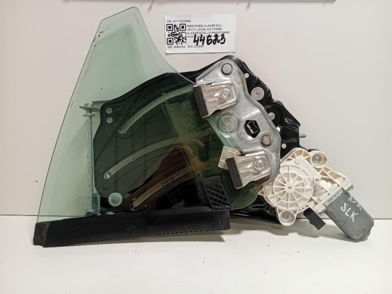 Motorino Alzacristallo Parafango POST DX A1718200942 Mercedes Classe SLK R171 2008