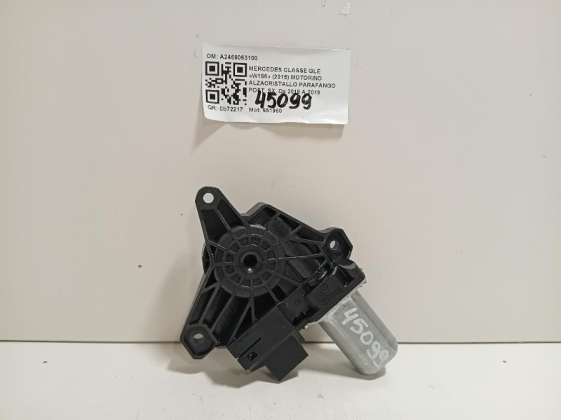 Motorino Alzacristallo Parafango POST SX A2469063100 Mercedes Classe GLE W166 2015