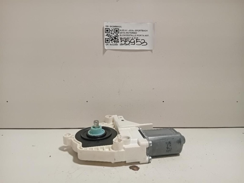 Motorino Alzacristallo Porta ANT DX 8K0959802C Audi A1 8XA Sportback 2012