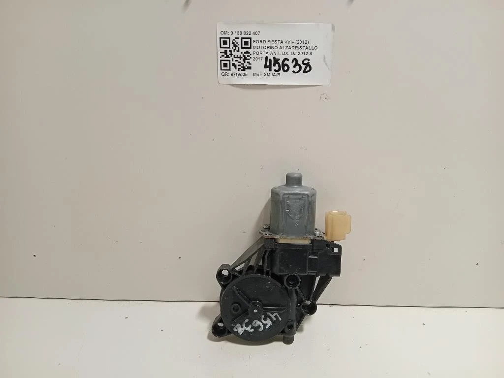 Motorino Alzacristallo Porta ANT DX 0 130 822 407 Ford Fiesta VI 2012