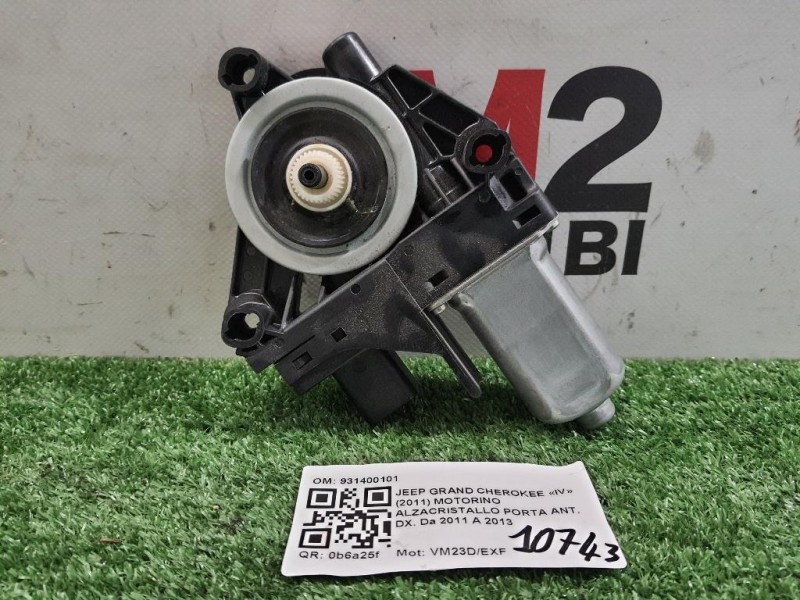 Motorino Alzacristallo Porta ANT DX 931400101 Jeep Grand Cherokee IV 2011