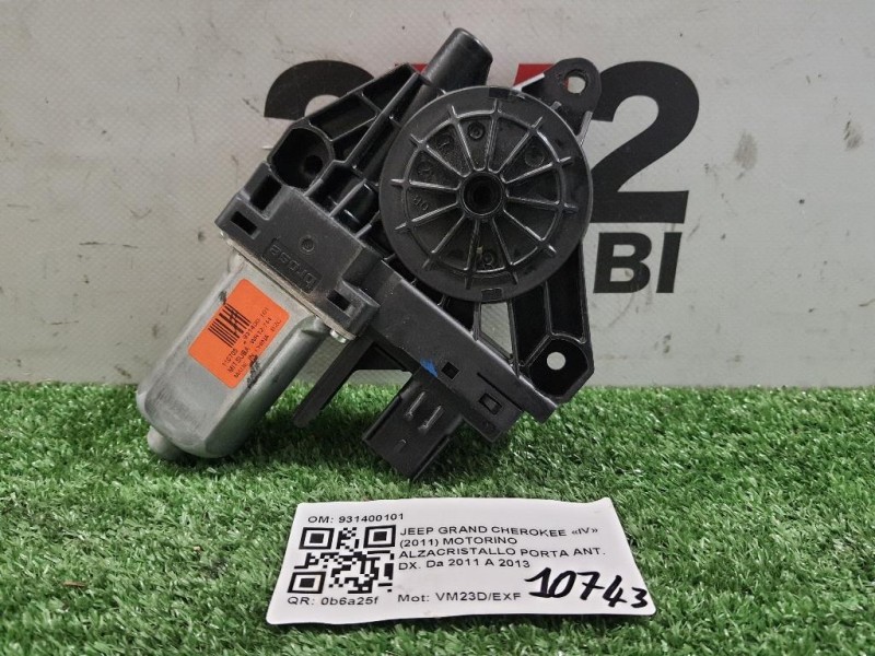 Motorino Alzacristallo Porta ANT DX 931400101 Jeep Grand Cherokee IV 2011