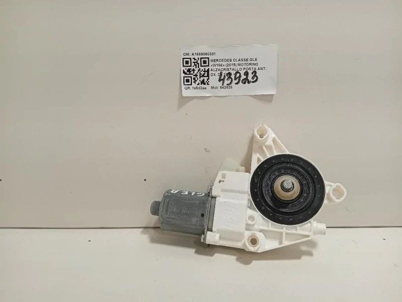 Motorino Alzacristallo Porta ANT DX A1669060301 Mercedes Classe GLE W166 2015