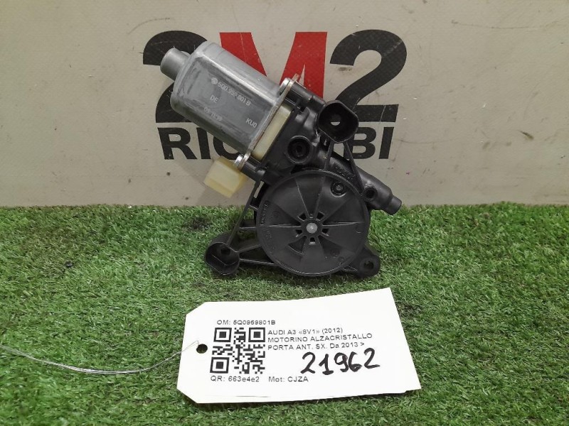 Motorino Alzacristallo Porta ANT SX 5Q0959801B Audi A3 8V1 2012