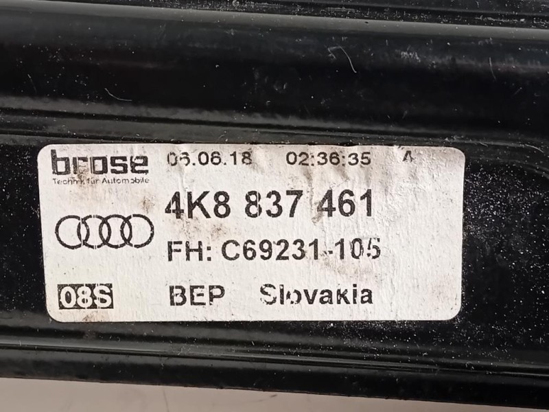 Motorino Alzacristallo Porta ANT SX 4K8837461 Audi A7 4KA Sportback 2018