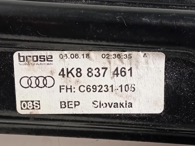 Motorino Alzacristallo Porta ANT SX 4K8837461 Audi A7 4KA Sportback 2018